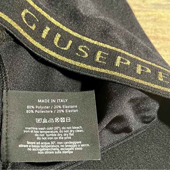 Giuseppe Zanotti Halyna Black Sports Bra Made in Italy - Picture 13 of 16